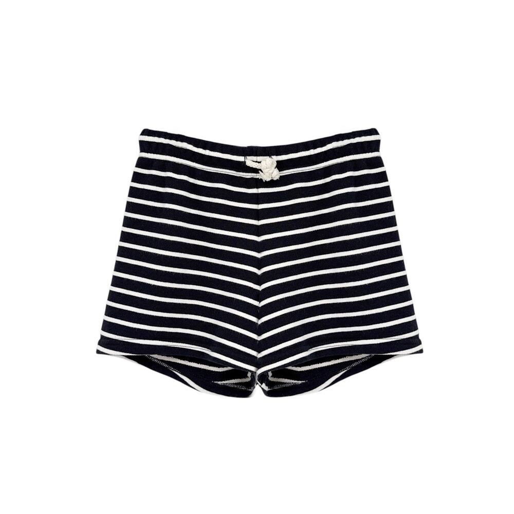 perfectwhitetee Navy and White Striped Women's Shorts